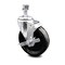 Service Caster 5 Inch Phenolic Wheel Swivel 1/2 Inch Threaded Stem Caster with Brake SCC SCC-TS20S514-PHR-TLB-121315 - alternate 1